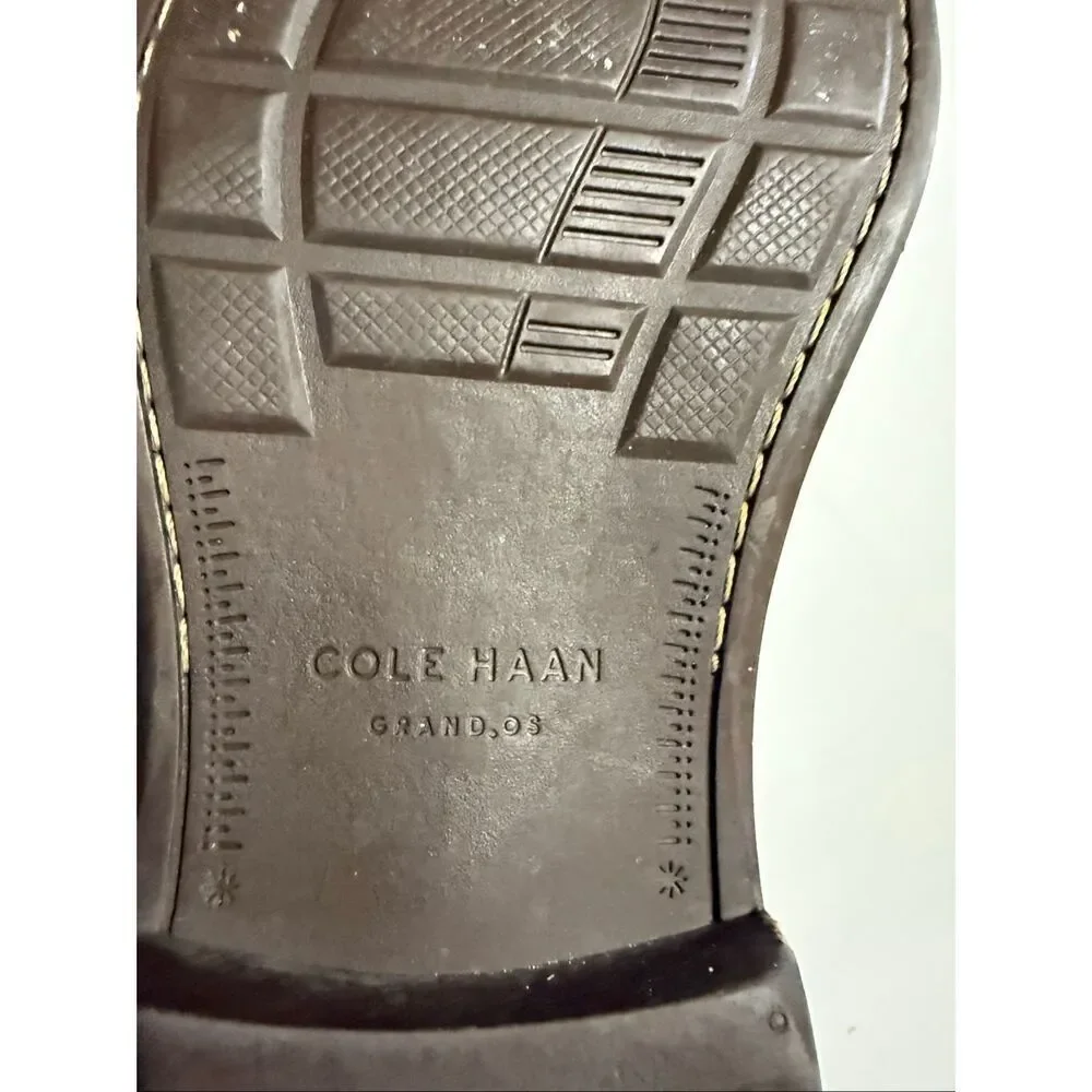 Cole Haan Men's Size 11 Brogue Oxford Shoes Light Brown Lace Up Preppy Office